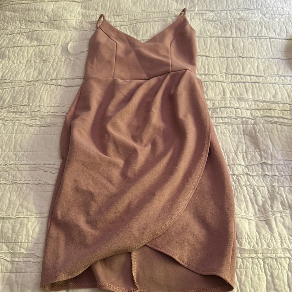 hoco dress, muave, bodycon